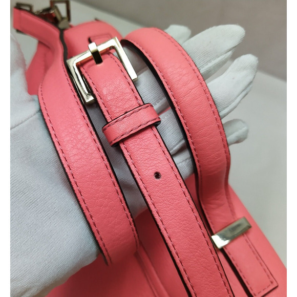Kate Spade New York Pink Leather Top Handle Satchel Crossbody Bag - Picture 6 of 16